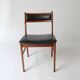 Paire de chaises Danmark design scandinave 1960 vintage des années 70 1970