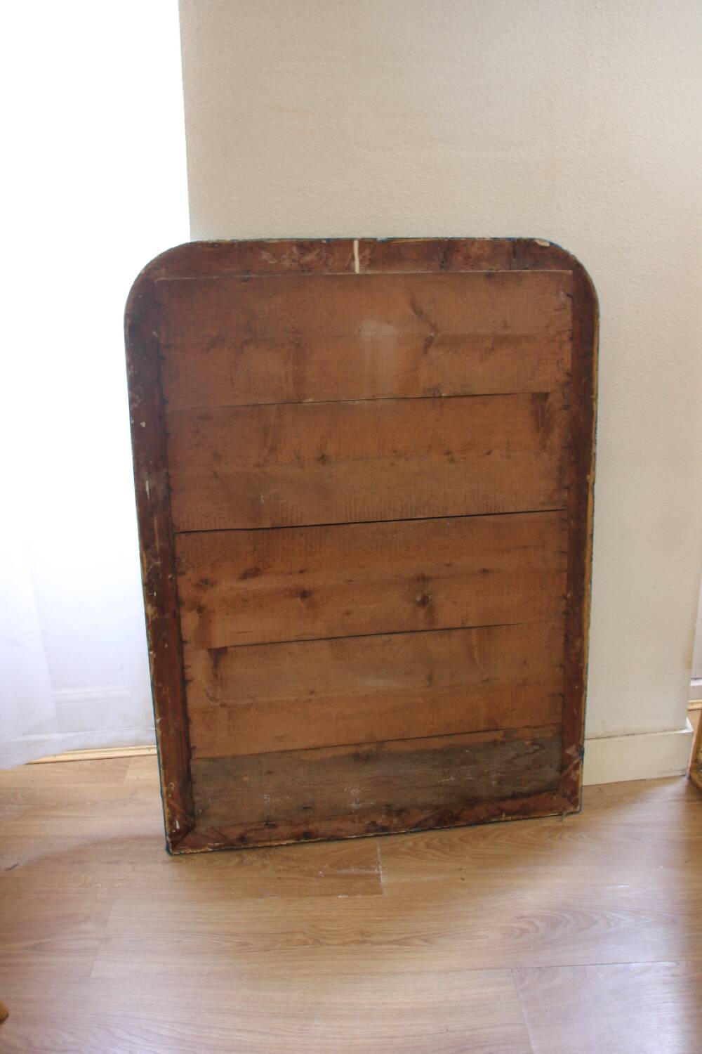 Antique Louis Philippe blue mirror