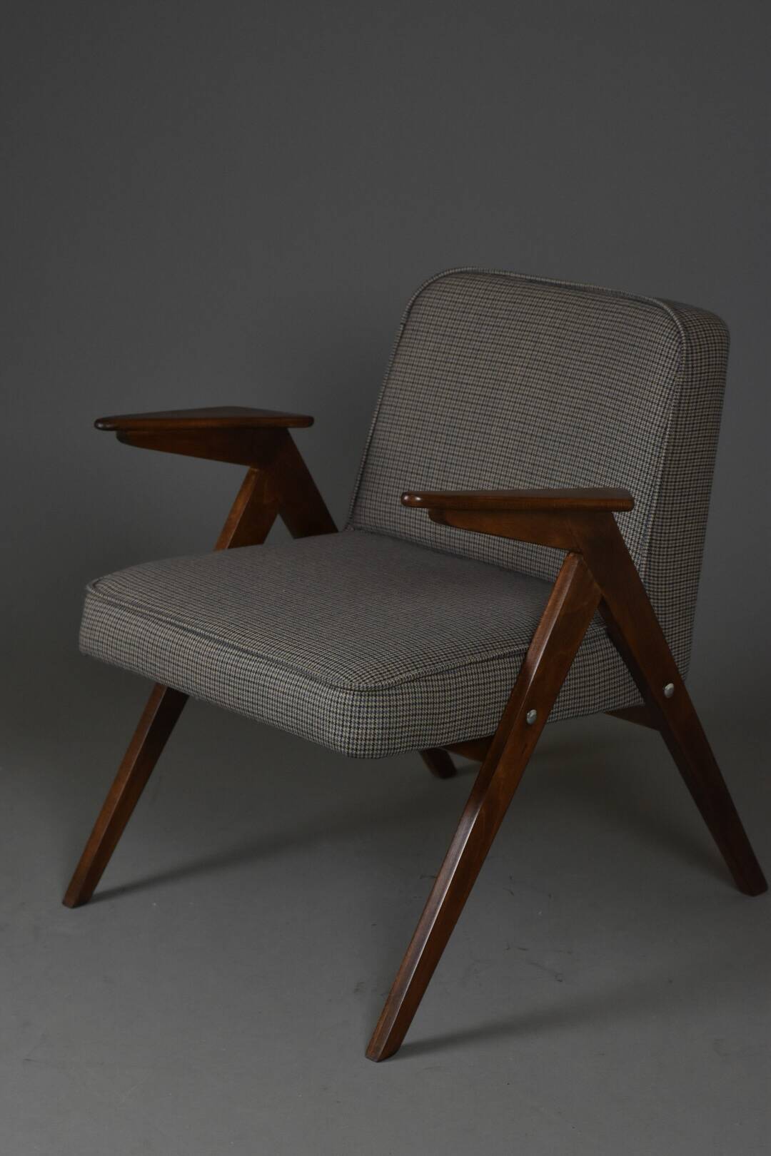Fauteuil Bunny, modèle 300-177, J. Chierowski, Pologne, années 1960