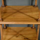 Small solid walnut shelf unit – 1900