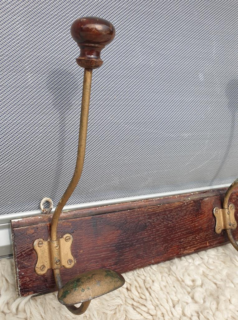 Coat rack triple hooks 1900