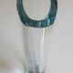 Etched glass vase with nautical theme from Strömbergshyttan, Sweden