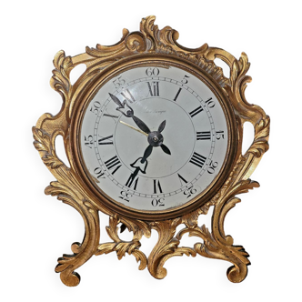 LouisXV Rococo Bronze Clock Hour Lavigne