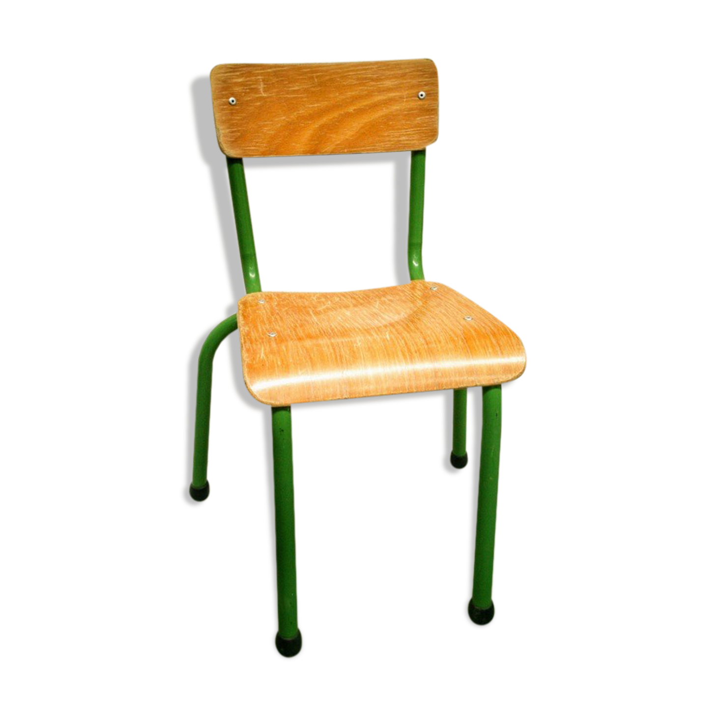 Green school chair
