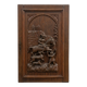 Carved oak solid wood door