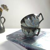 Tasses grès art déco DENBAC