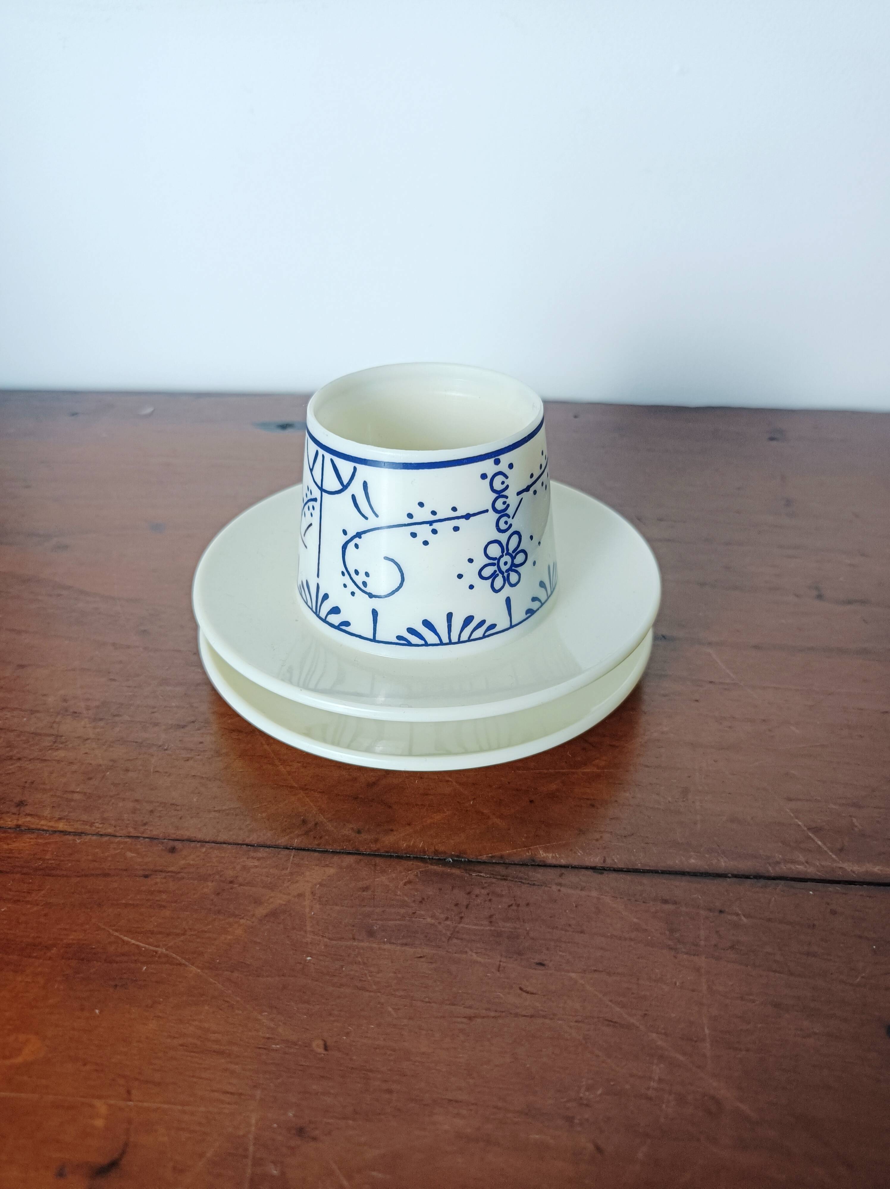 Set of 2 egg cups, Copenhagen decor