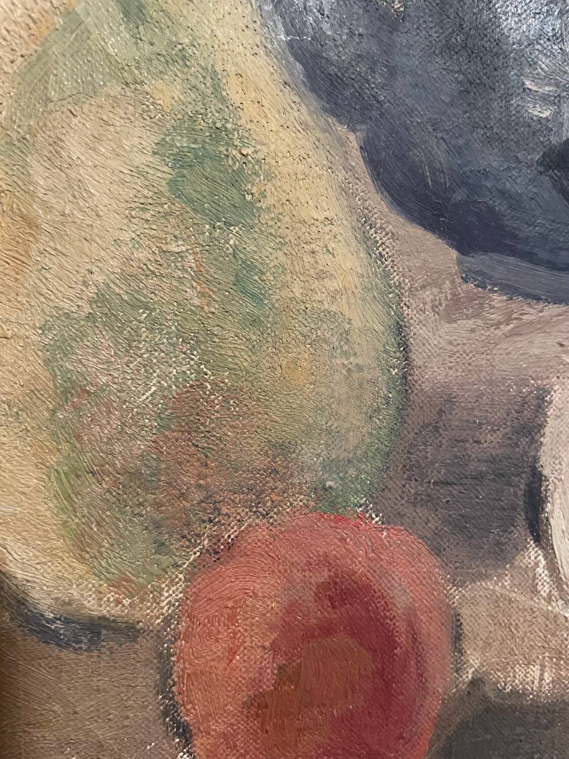 Still life with pears and apples, early 20th century