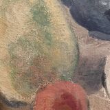Still life with pears and apples, early 20th century