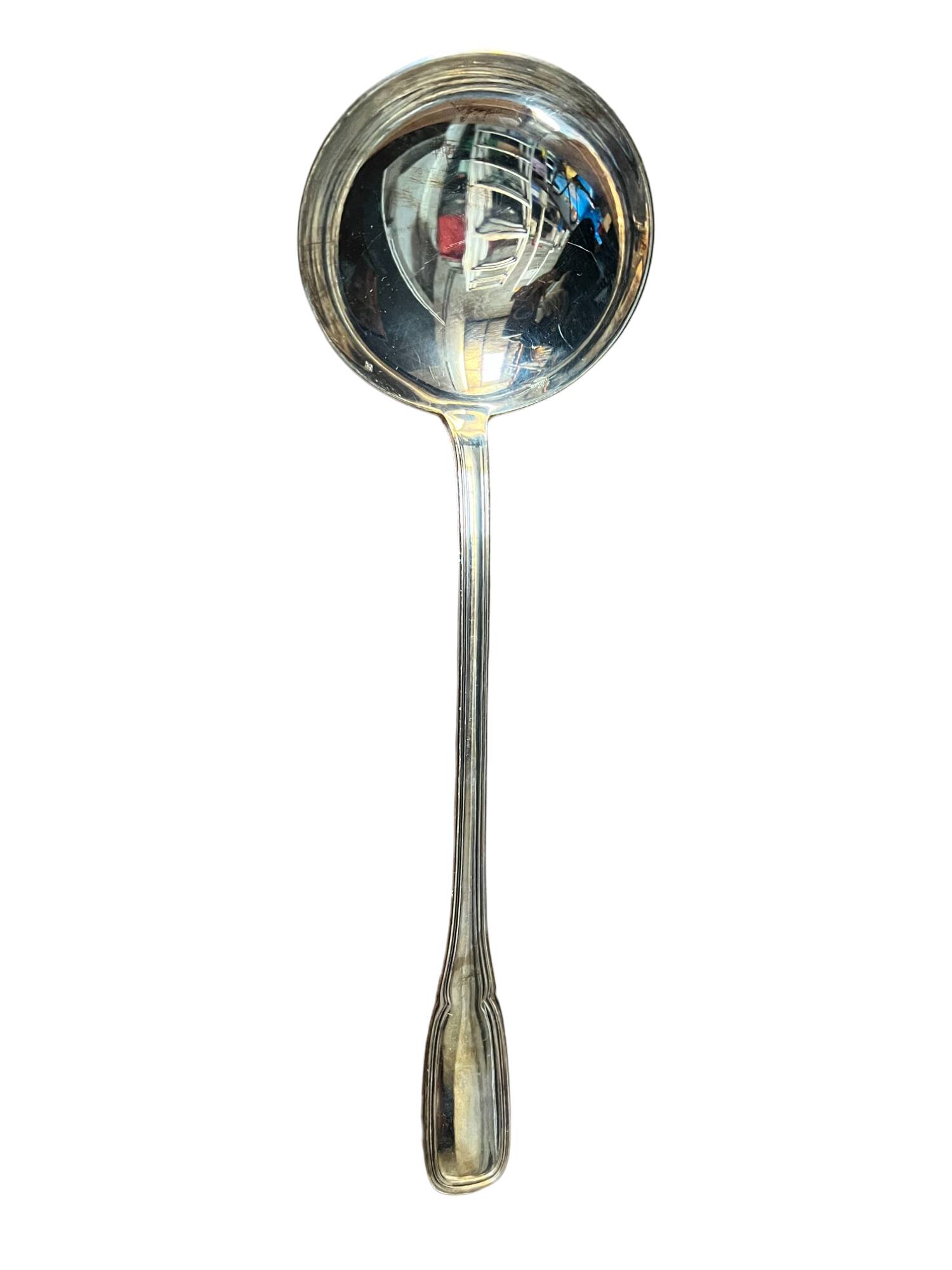 Silver metal cutlery set