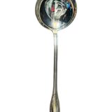 Silver metal cutlery set