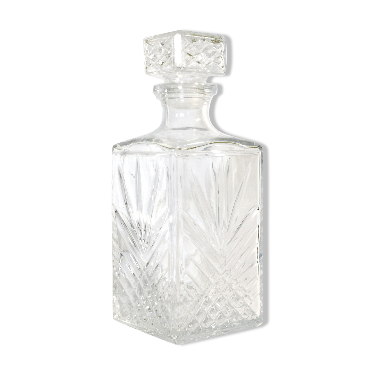 Whiskey decanter sparkle pattern