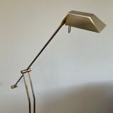 Deknudt e-reader floor lamp from the 70s in brass