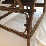 very old rattan Lounger