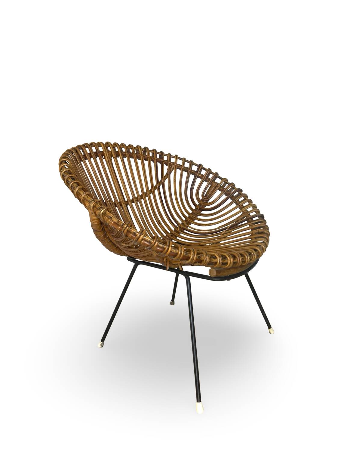 Vintage Rattan Lounge Set, 1960s
