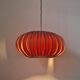 Large Rare Midcentury Veneer Pendant ULUV, 1960s