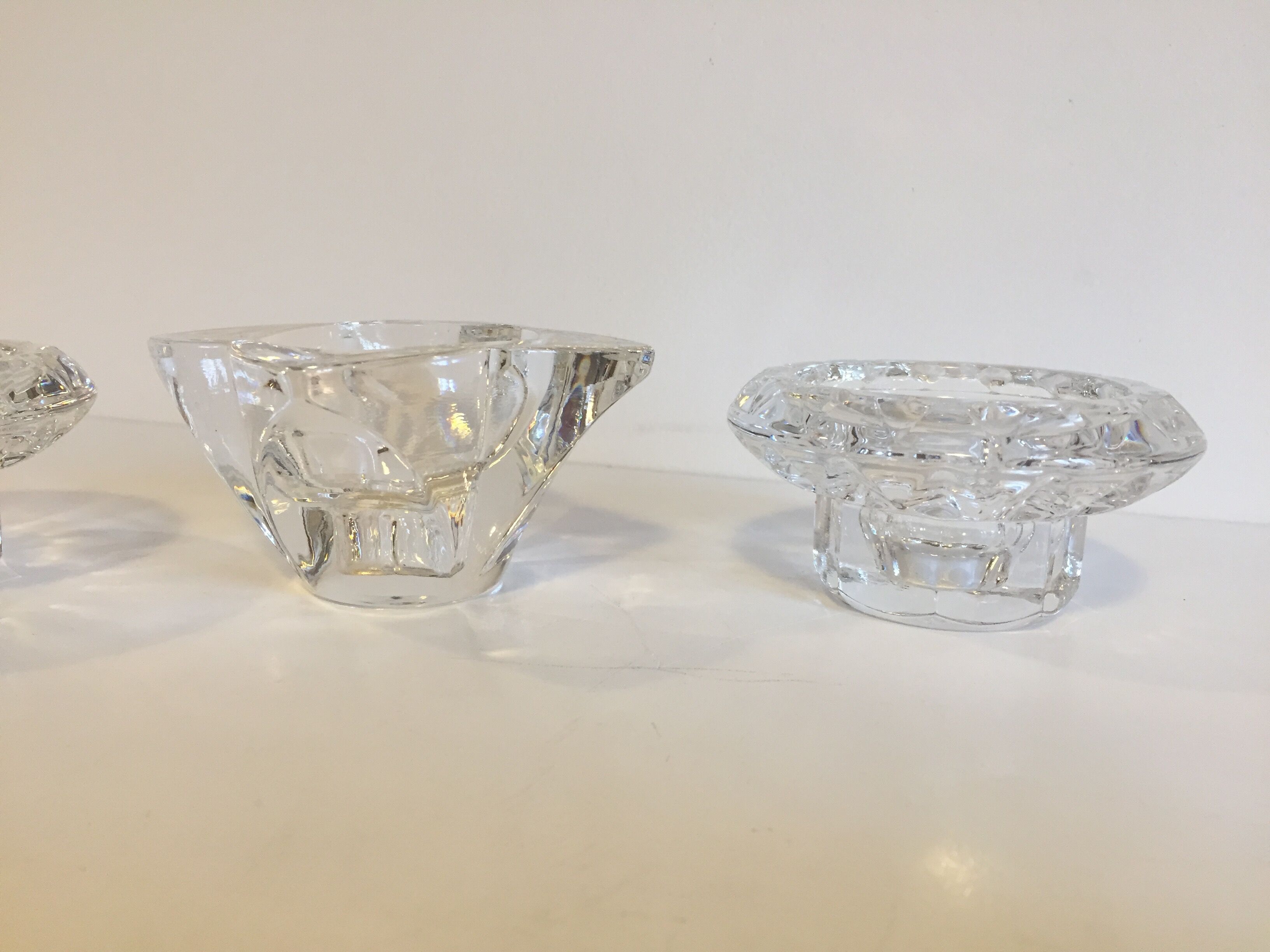 Set of 3 crystal photophores