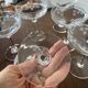 6 champagne glasses