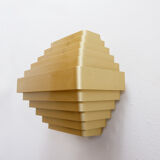 Pair of gold-plated aluminum wall lights by Jules Wabbes - 2 pairs available