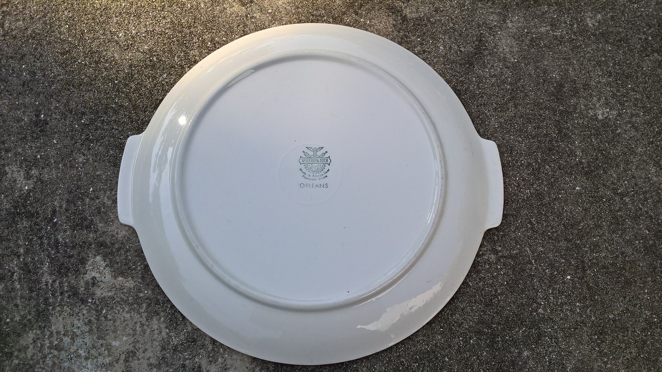 Villeroy & Boch "Orleans" pie dish vintage 50's