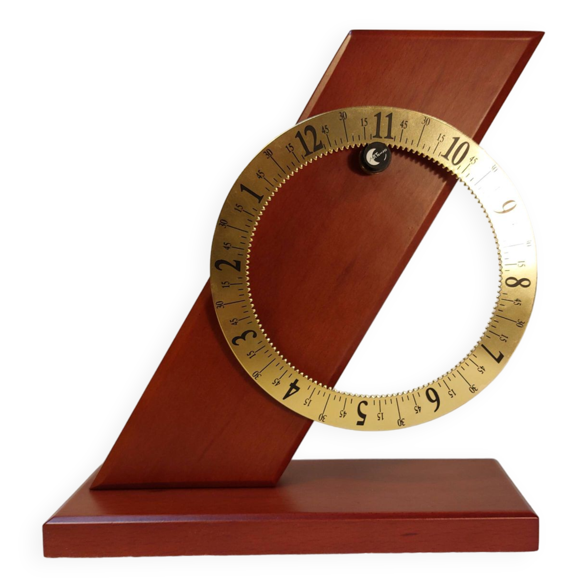 Artempo designer table clock by suko - 80s