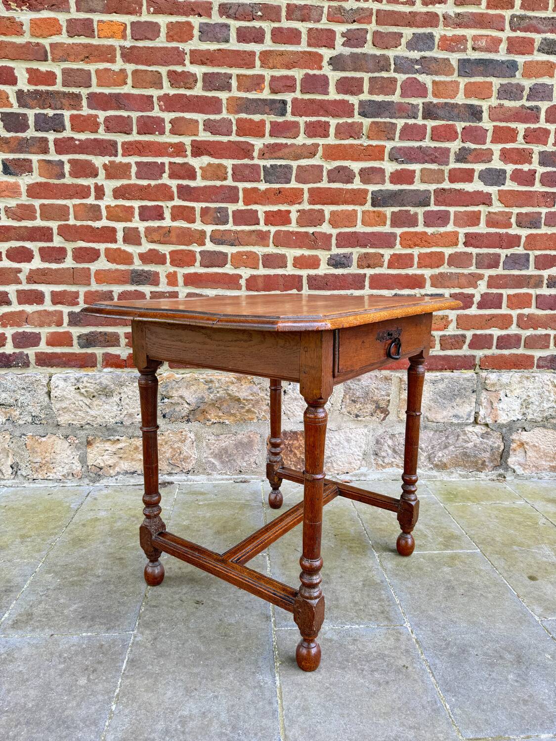 Louis XIII Period Oak Writing Table XVII Eme Century