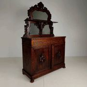 Buffet cabinet Horrix avec miroir – Style Forêt Noire, par Horrix