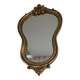 Miroir doré en bois style baroque