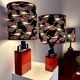 Unique designer lamp pair by Walter Brecht - West German ceramics