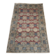 Vintage hand-knotted rug in virgin wool and silk, 1960s.