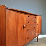 Fantastic Vintage Midcentury A. Younger Afromosia And Teak Sideboard.
