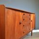 Fantastic Vintage Midcentury A. Younger Afromosia And Teak Sideboard.