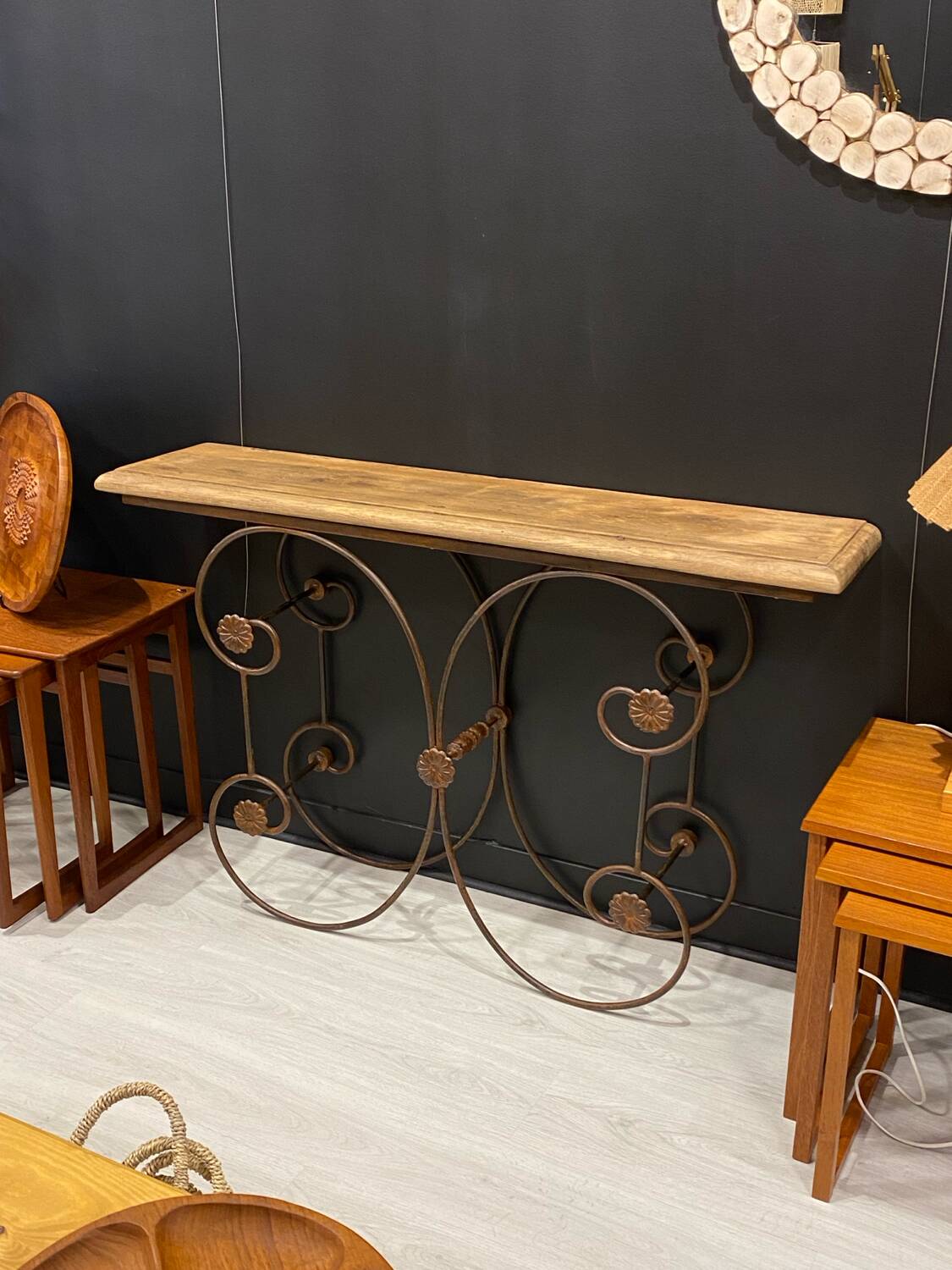 Console fer forgé