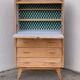Secretary dresser vintage compass feet 1950