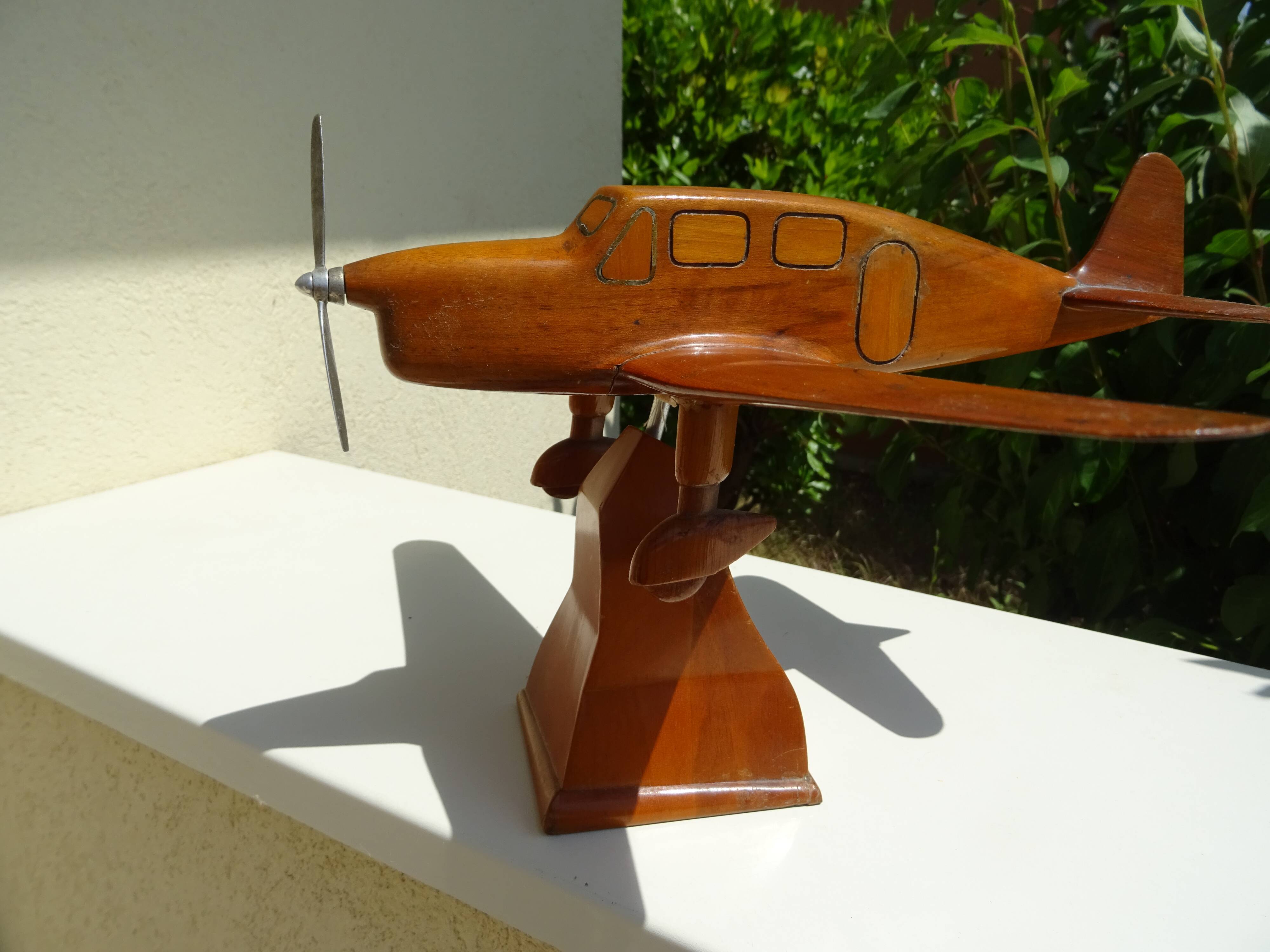 Wooden plane Art Deco 30 years 40