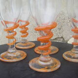 Handmade stemware or ice cups