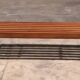 Banc vintage en noyer de Gio Ponti réalisé par Fratelli Reguitti, 1950
