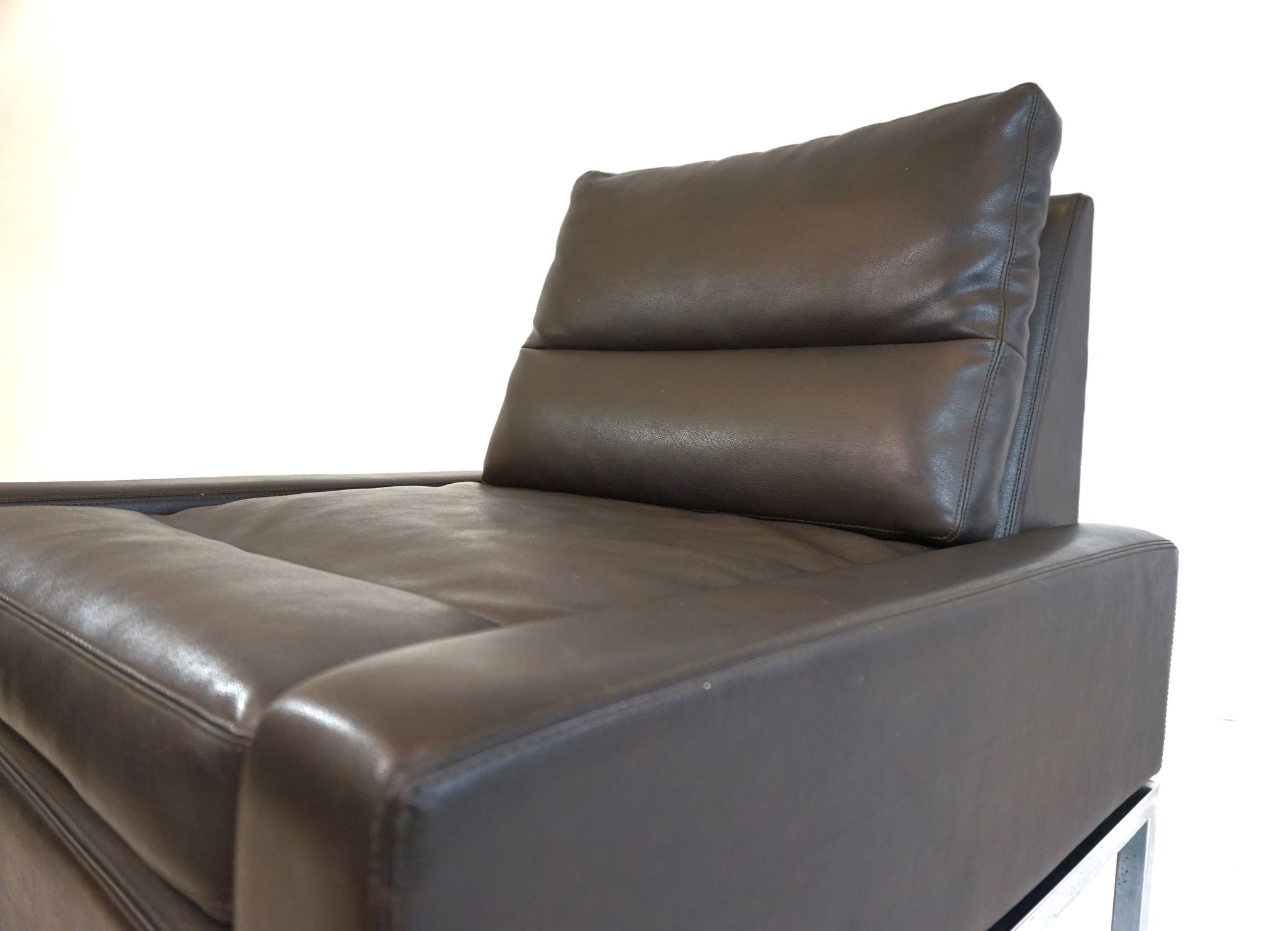 Fauteuil en cuir Wilkhahn Série 800 par Hans Peter Piel