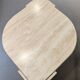 Table basse oeil travertin