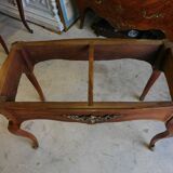 Gueridon middle table console marble tray of the 19th century