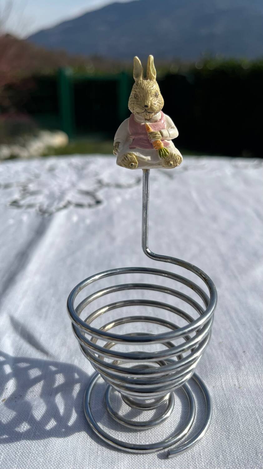 Set of 7 designer metal diabolo coconut trees