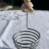 Set of 7 designer metal diabolo coconut trees