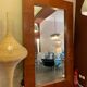 Edimburgo leather mirror - desiner tuscany marina - baxter
