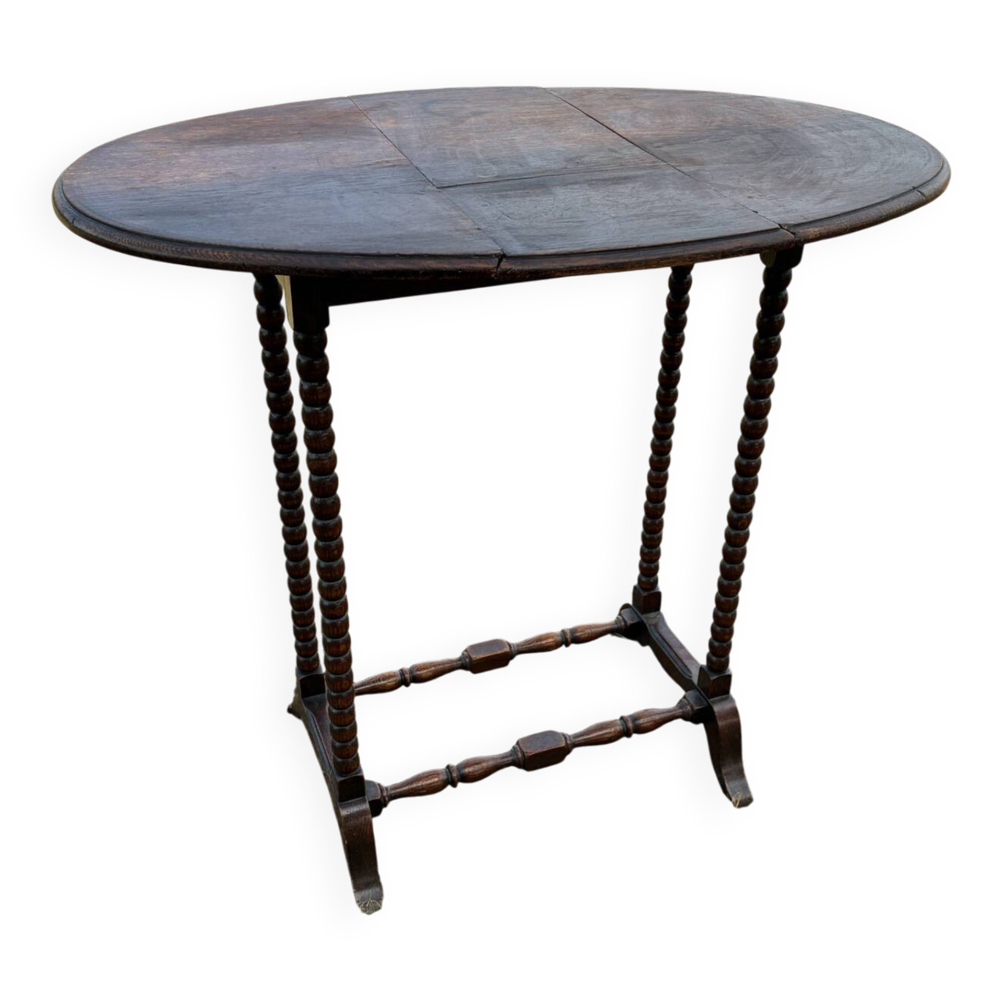 English gateleg folding table