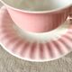 Pink vintage porcelain cups