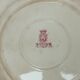 Plat rond en terre de fer de Gien modèle Aubépine rose