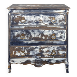 Louis XV style patinated chest of drawers