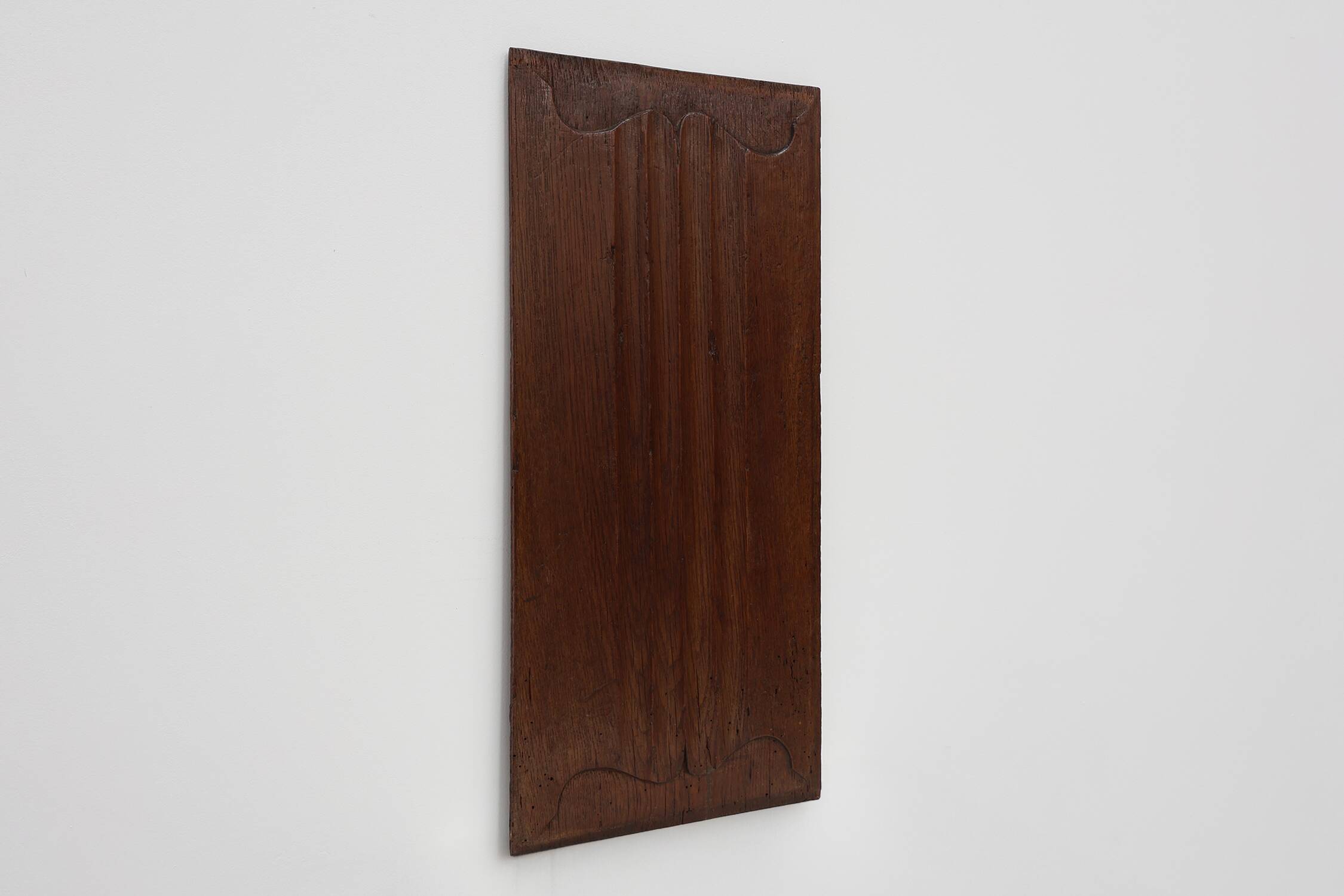 16th Century oak carved Gothic Panel, Belgium