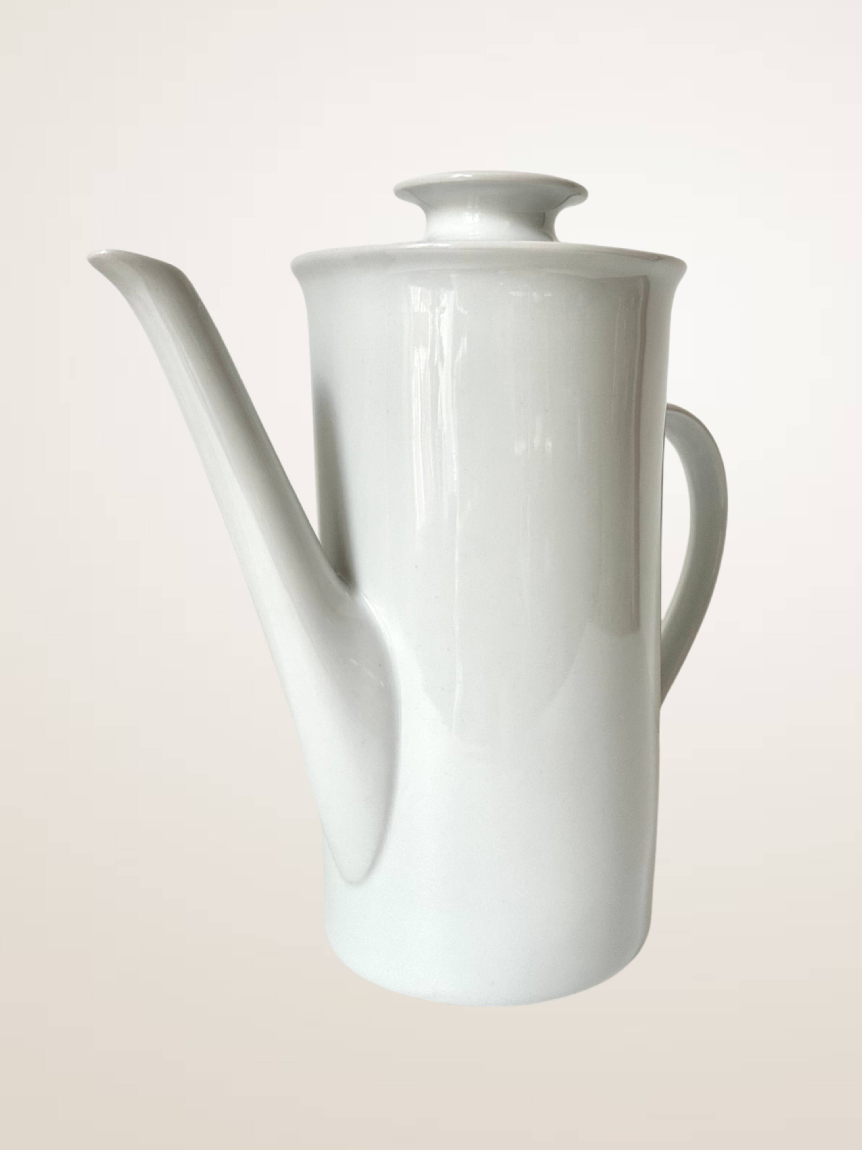 White porcelain coffee pot Rosenthal