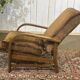 1930s English bridge chair in beech.